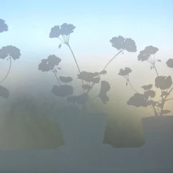 Outlet Fönstermönster Pelargon liten Insynsskydd