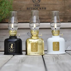 Online Fotogenlampa Svart/guld Ljusstakar & Lyktor|Julklappstips