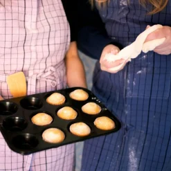 Sale Förkläde Rutan 70x90 cm Indigo Köksinredning