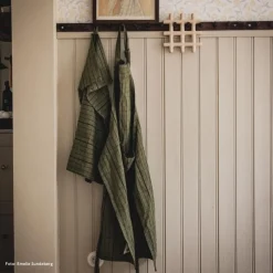 New Förkläde Rutan 70x90 cm Skogsgrön Köksinredning