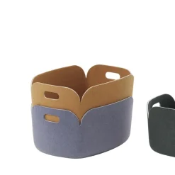 Clearance Förvaringsbox Restore Filt Blågrå Småförvaring