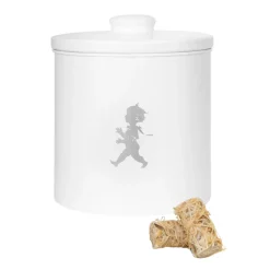 Hot Förvaringsburk rund, Vit Småförvaring