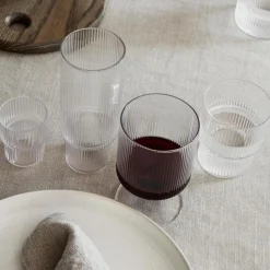 New Glas Ripple 4-P 7x9cm Klar Köksinredning|Tekoppar