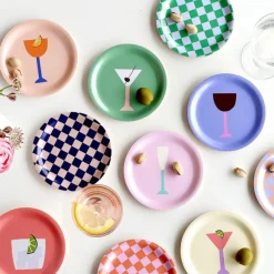 Outlet Glasunderlägg Checker 4-p Brickor|Glasunderlägg