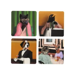 Glasunderlägg DT X Way 4 st, 9 cm Glasunderlägg|Köksinredning