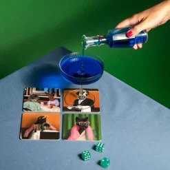 Glasunderlägg DT X Way 4 st, 9 cm Glasunderlägg|Köksinredning