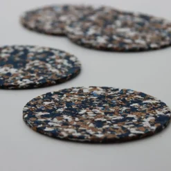 New Glasunderlägg Kork & EVA Mix 6-P Blå Glasunderlägg|Köksinredning