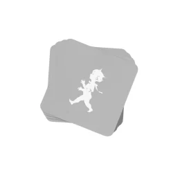 Best Glasunderlägg 10x10 cm, Grå, 4-pack Glasunderlägg|Köksinredning