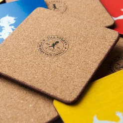 Online Glasunderlägg 10x10 cm, Svart, 4-pack Glasunderlägg|Köksinredning