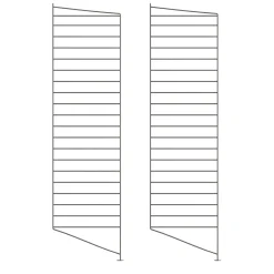 Sale Golvgavel 115x30 2-p Mörkgrå String Hyllplan