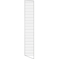 Clearance Golvgavel 200x30 1-p Mörkgrå String Gavlar