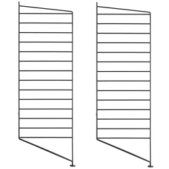 Discount Golvgavel 85x30 2-p svart String Gavlar