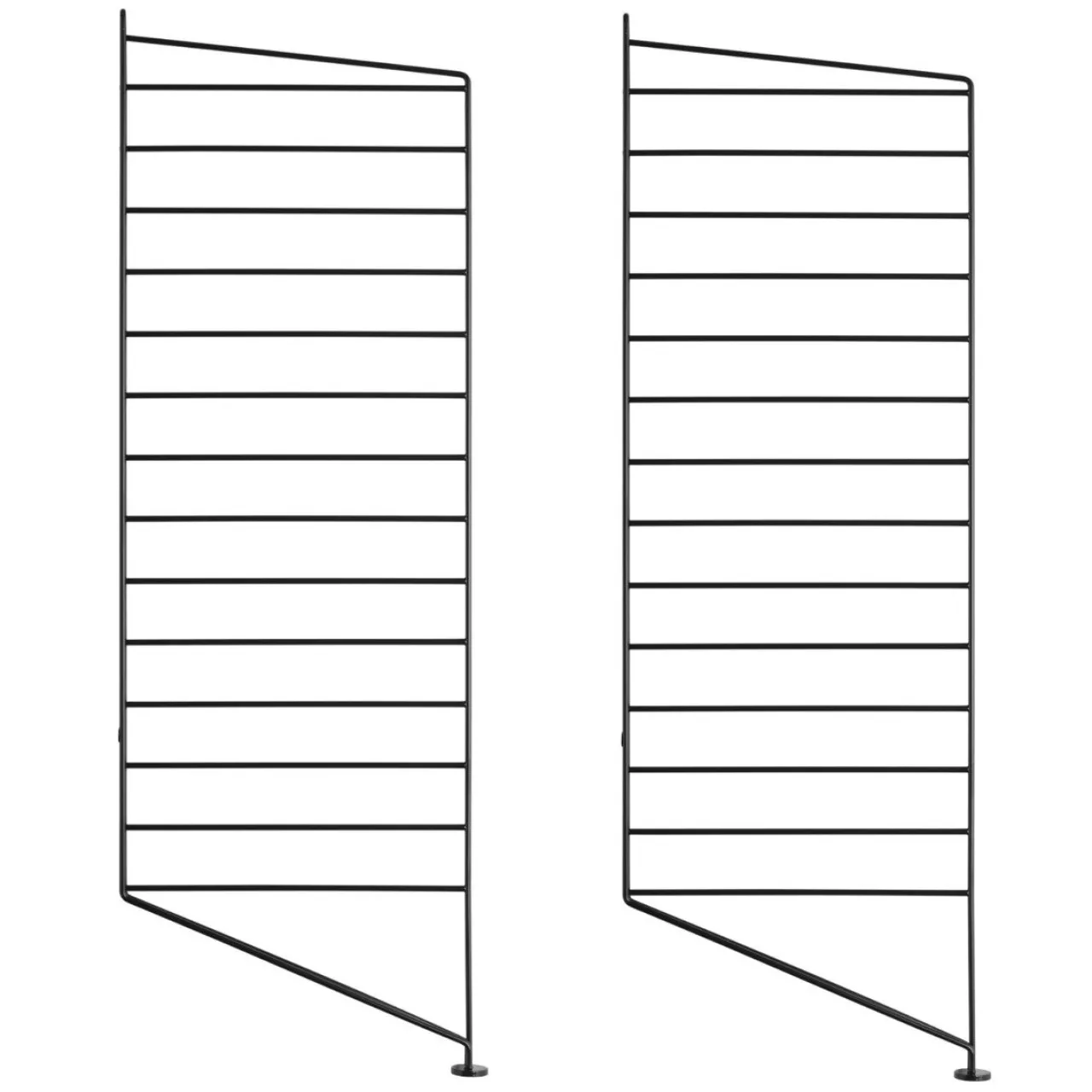 Discount Golvgavel 85x30 2-p svart String Gavlar