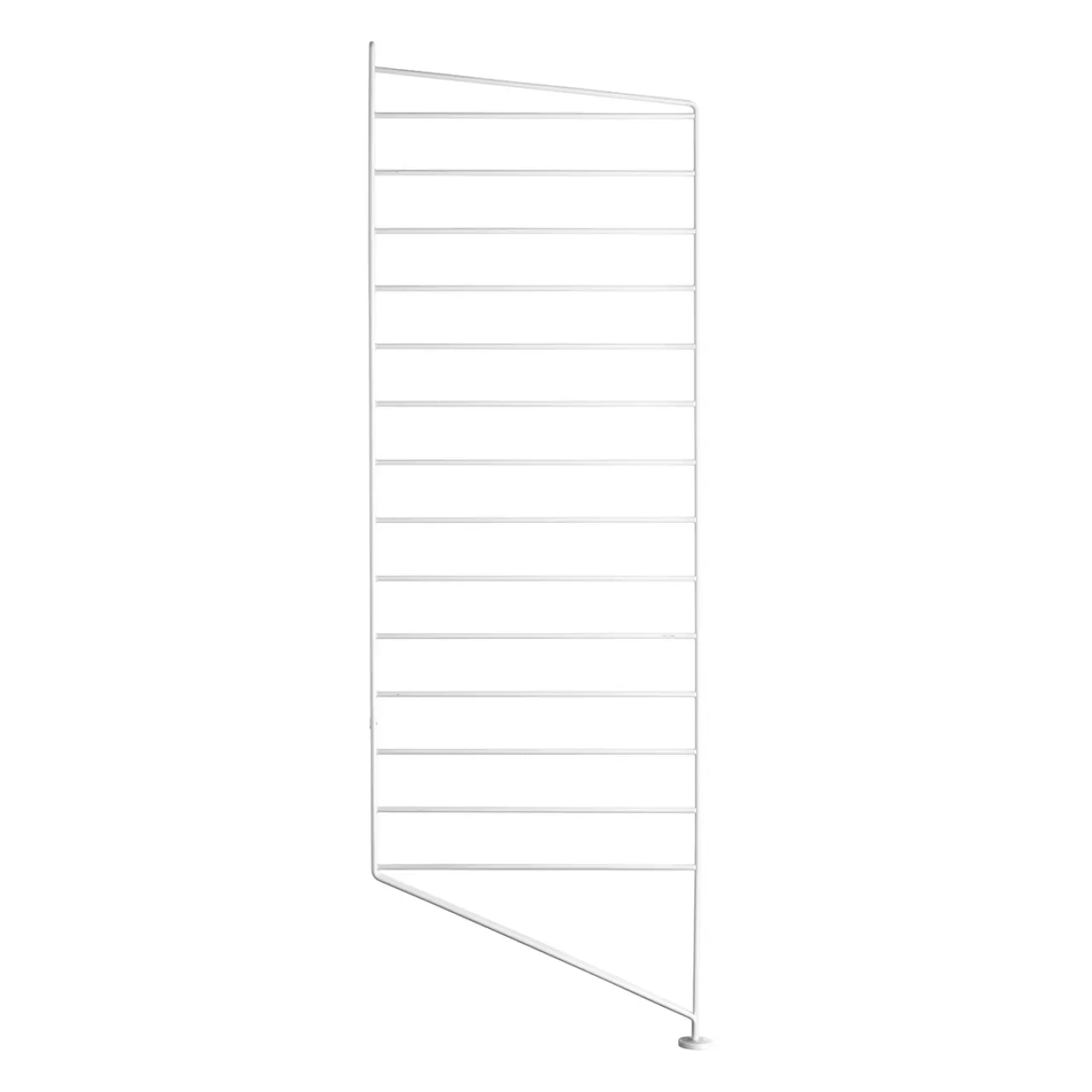 Clearance Golvgavel 85x30 1-p vit String Gavlar