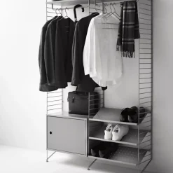 Best Golvgavel 200x30 1-p vit String Gavlar