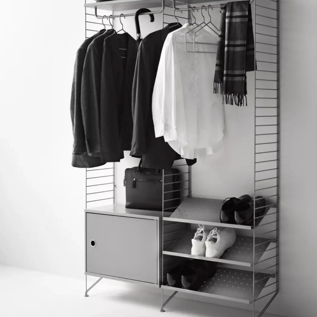 Best Golvgavel 200x30 1-p vit String Gavlar