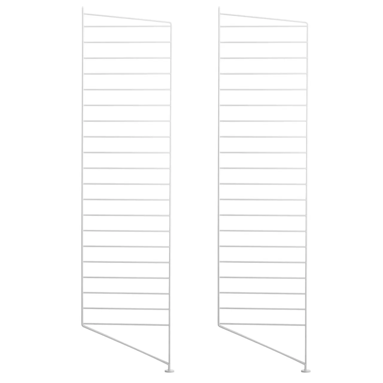 Clearance Golvgavel 115x30 2-p vit String Gavlar