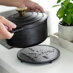 Discount Grytunderlägg gjutjärn Svart Grytunderlägg|Köksinredning