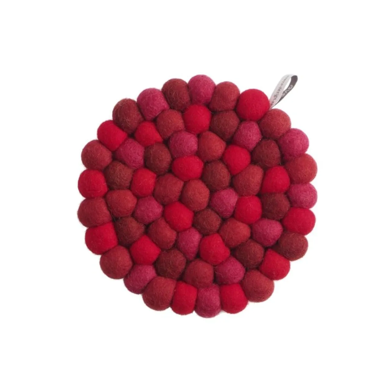 Hot Grytunderlägg Ull Cherry röd Grytunderlägg|Novent