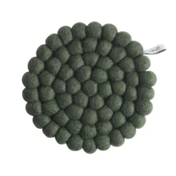 New Grytunderlägg Ull Mossgrön Grytunderlägg|Tillagning & Redskap