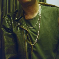 Hot Halsband Anchor Hook 65 cm Halsband Silver