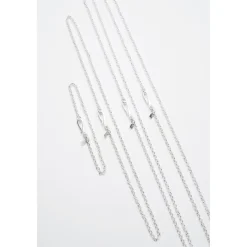 Hot Halsband Anchor Hook 65 cm Halsband Silver