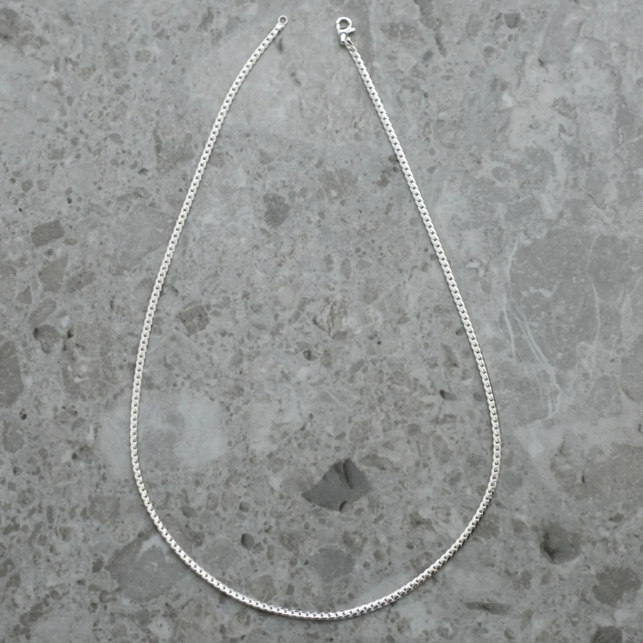 Halsband Blanca 45 cm silver Halsband Silver