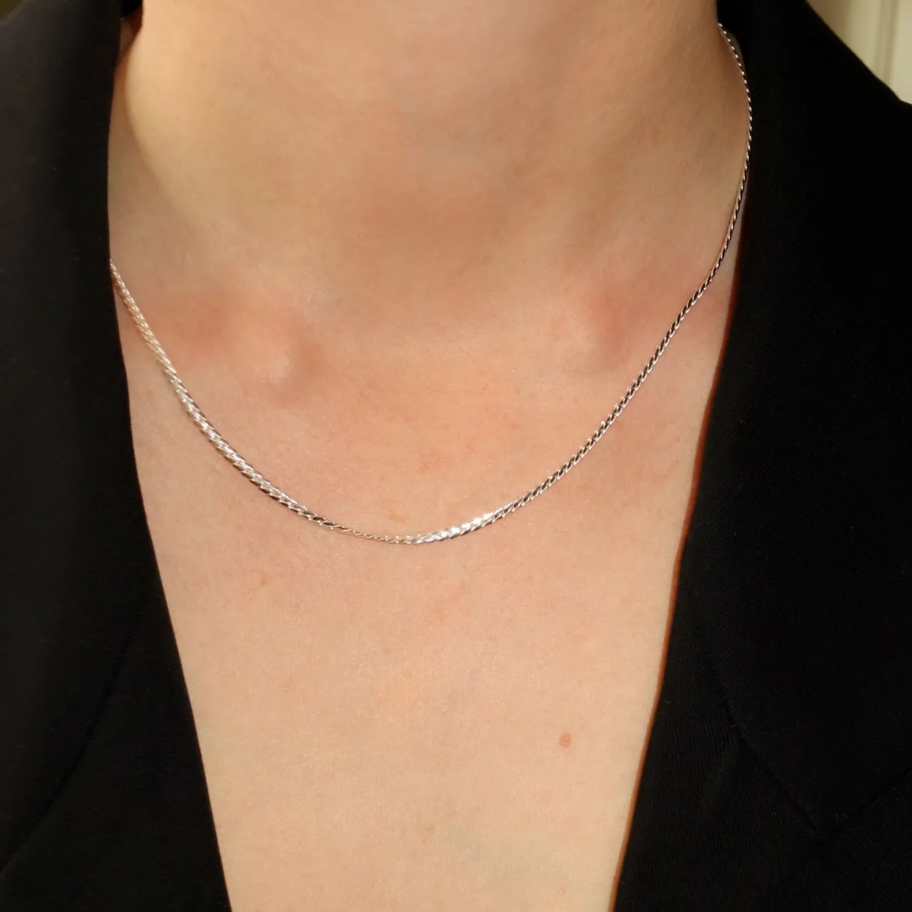 Halsband Blanca 45 cm silver Halsband Silver