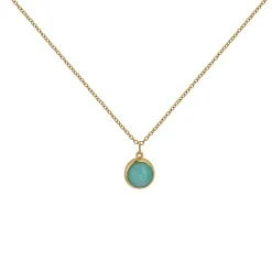 Clearance Halsband Dear Guld Turkos Halsband Guld|Smycken Dam