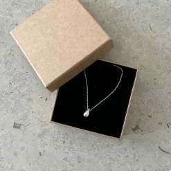 Clearance Halsband Drop Silver Halsband Silver|Julklappstips