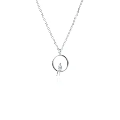 Online Halsband Egentid Liten 45-50cm Halsband Silver|Smycken Dam