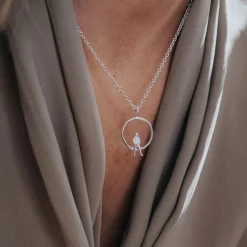 Online Halsband Egentid Liten 45-50cm Halsband Silver|Smycken Dam