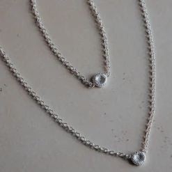 New Halsband Knappkorall Halsband Silver|Smycken Dam