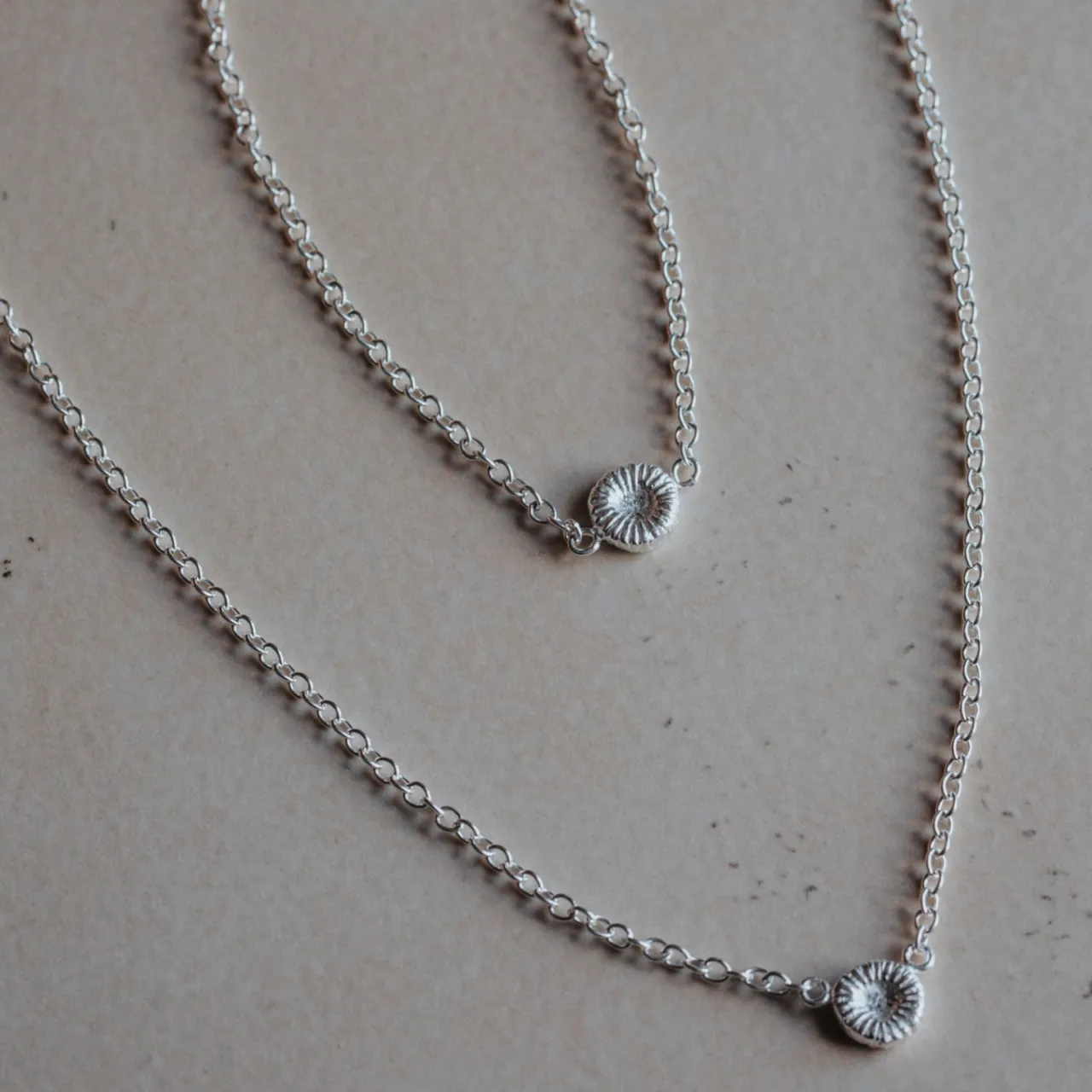 New Halsband Knappkorall Halsband Silver|Smycken Dam