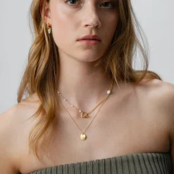 Hot Halsband Paxton Long Guld Halsband Guld|Smycken Dam