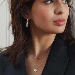 Outlet Halsband Paxton Long Silver Halsband Silver|Smycken Dam