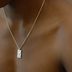 Discount Halsband Piece of rock Silver Halsband Silver|Smycken Herr