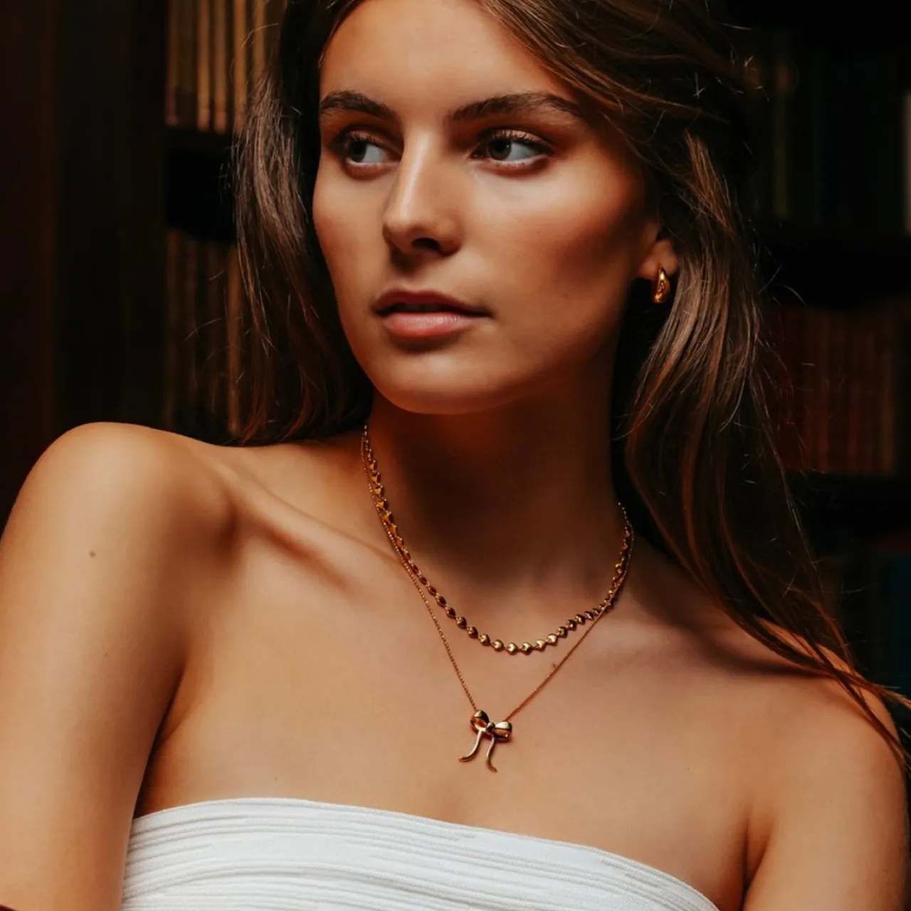 Hot Halsband Rosie Guld Halsband Guld