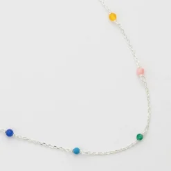 Halsband Santa Monica 42cm Multi Silver Halsband Silver|Smycken Dam