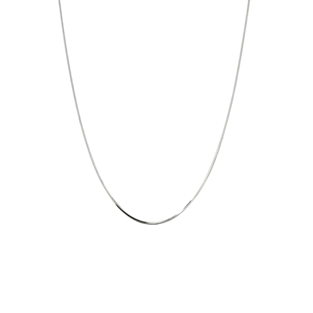 Hot Halsband Sheer Mirror Silver Halsband Silver|Smycken Dam