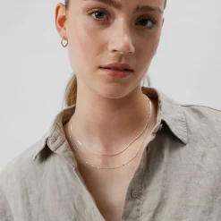 Hot Halsband Sheer Mirror Silver Halsband Silver|Smycken Dam