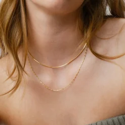 Sale Halsband Sheer Station Guld Halsband Guld