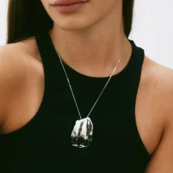 Sale Halsband Tidal Pendant Stål Halsband Silver|Adventspresenter