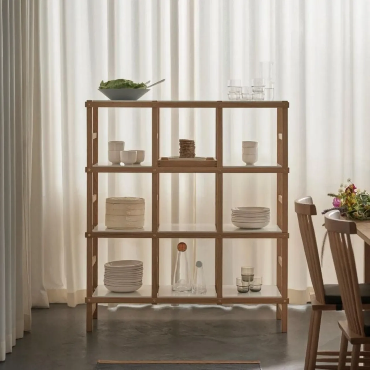 Clearance Hylla Frame Hög Ek Hyllor