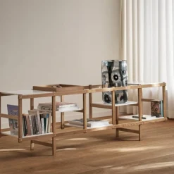 Hylla Frame Låg Ek Hyllor