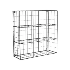 Hylla Koster fyrkantig Svart Småförvaring|Hyllor