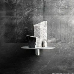 Hylla Museum aluminium Sängbord|String Museum