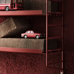 Discount Hylla Pocket String Metall Oxtorgsröd Stringhylla Pocket|Hyllor