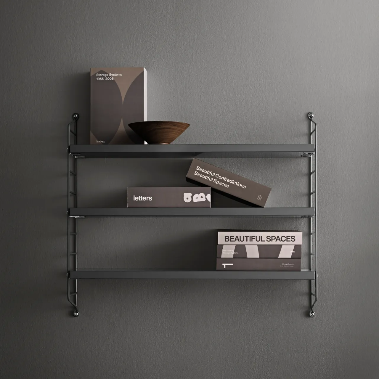 Best Hylla Pocket String Mörkgrå Stringhylla Pocket|Hyllor