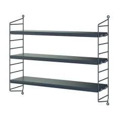 New Hylla Pocket String Nybroblå Stringhylla Pocket|Hyllor